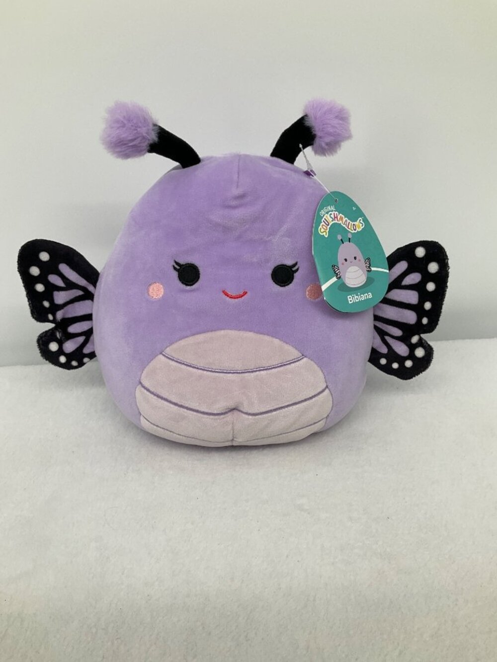 Squishmallows Bibiana The Butterfly Purple Plush 8" NEW